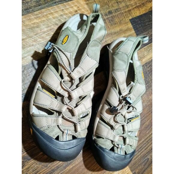 Men’s 11 Keen Newport H2 Sport Sandals Fisherman Quick Fit Sandals Green - Picture 3 of 5